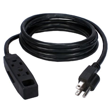 Read reviews and buy Monoprice 3-Prong Extension Cord - 3 Feet - Black (6 Pack) NEMA 5-15P to NEMA 5-15R, 16AWG, 13A at Target. . Extension cord with 3 prongs